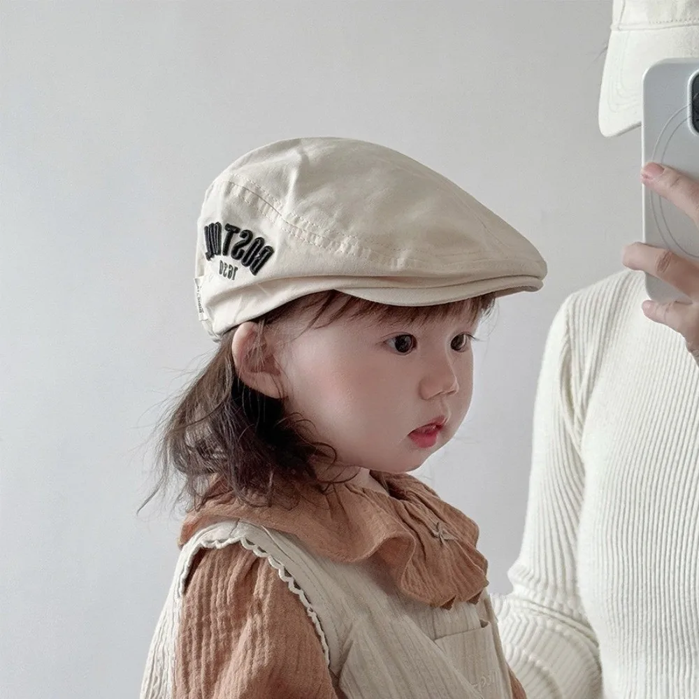 

Новый модный берет BOSTON с вышивкой, легкая шляпа от солнца, передняя шляпа