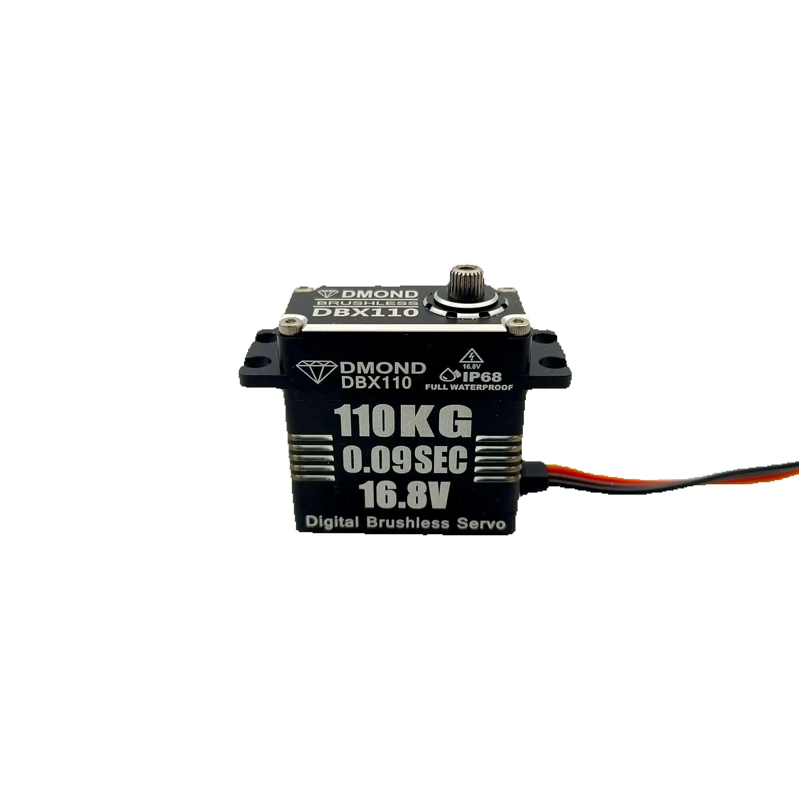 RoRuSDMOND DBX110 110KG 0.09sec 16.8V Brushless Direct Power IP68 Waterproof  Stainless Gear 1/10 1/8 Car Customized Produc