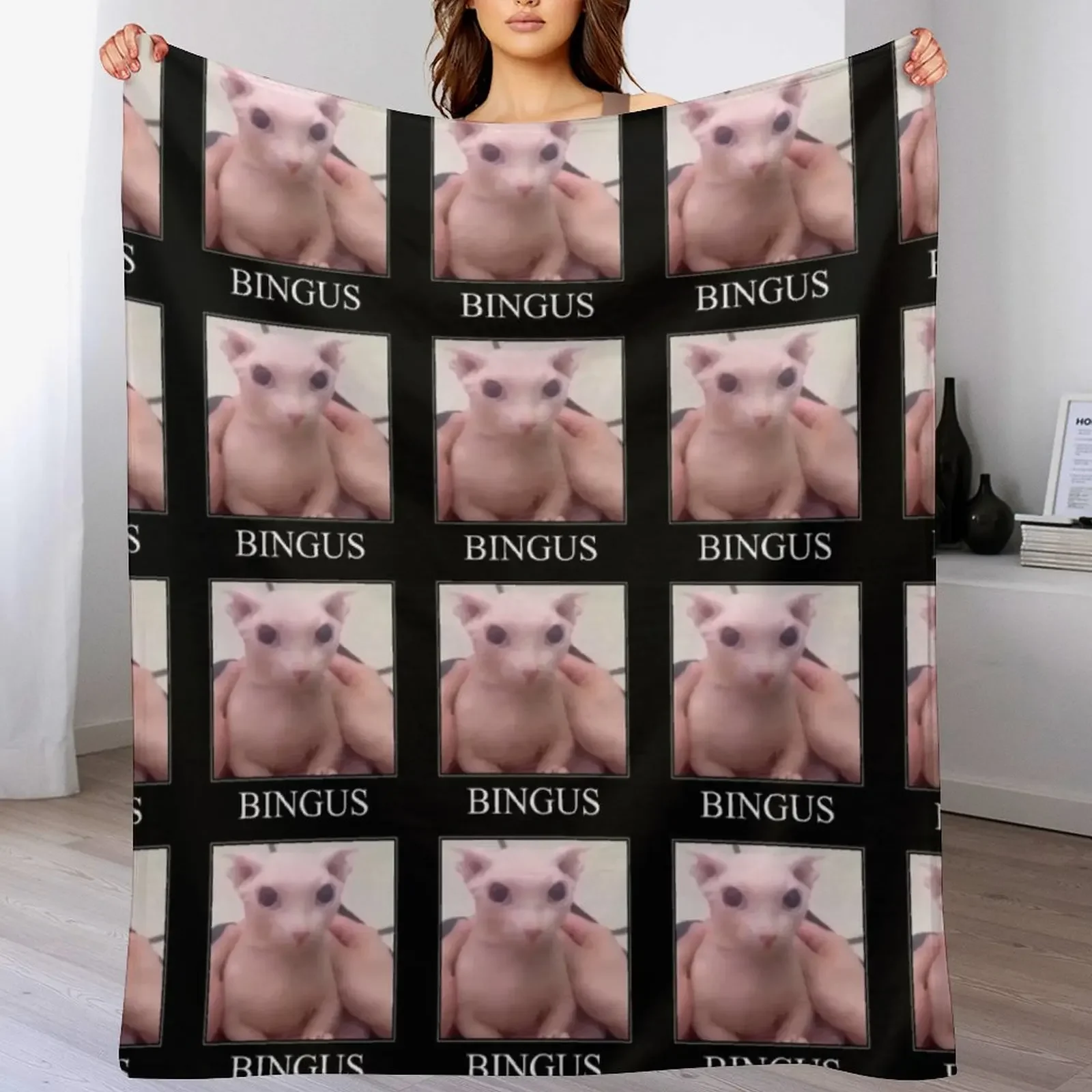 

BINGUS Throw Blanket Thins Luxury St Single Furry Blankets