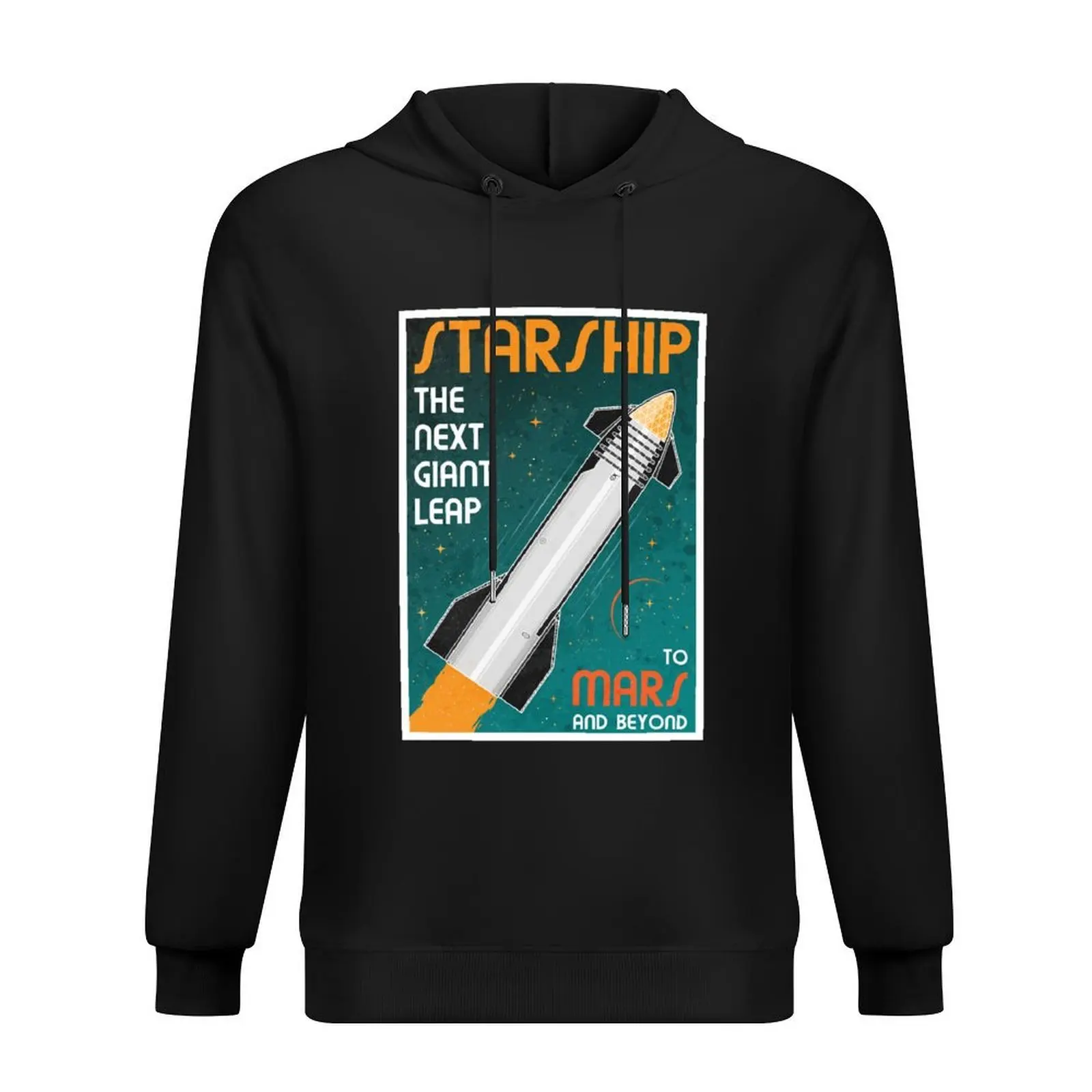 

Starship. The Next Giant Leap (Retro) Hoodie men's autumn clothes anime clothes korean clothes mens new hooded tee