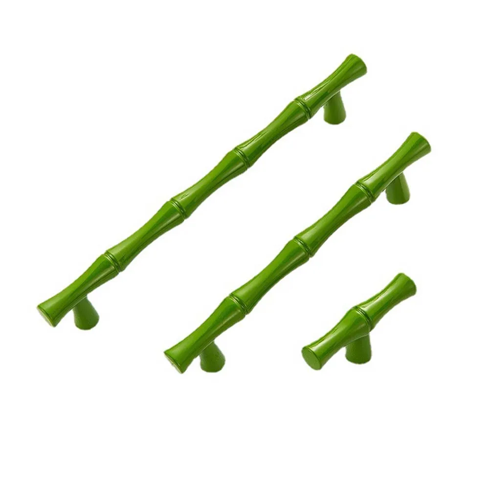 Minimalistischer, kreativer Schubladenmöbel im europäischen Stil, Zinklegierung, antiker Bambusgriff, Schrank, Kleiderschrank, Griff, Kommode, Türgriffe