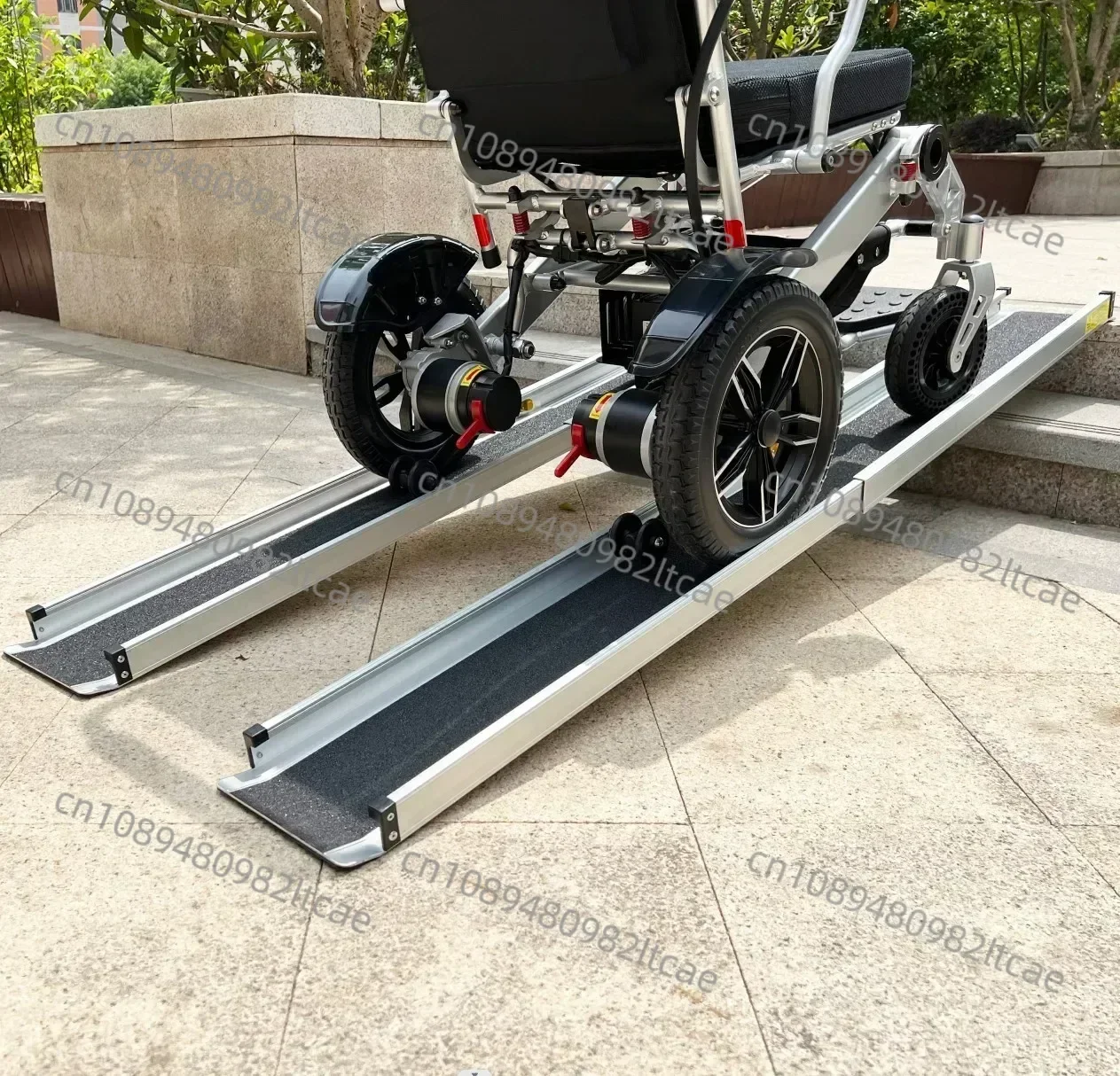 180cm 6ft Wheelchair Ramps Telescopic Portable Wheelchair Ramps Loading Ramp