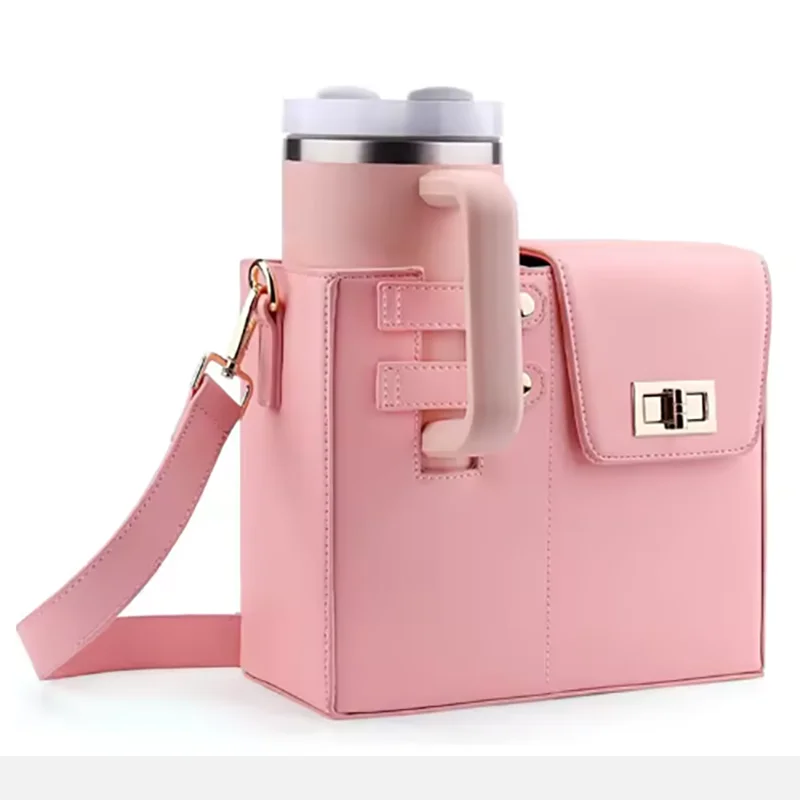 

Уличная портативная защитная чашка для воды через плечо, многофункциональная универсальная сумка для хранения бутылок с водой на одно плечо, сплошной цвет