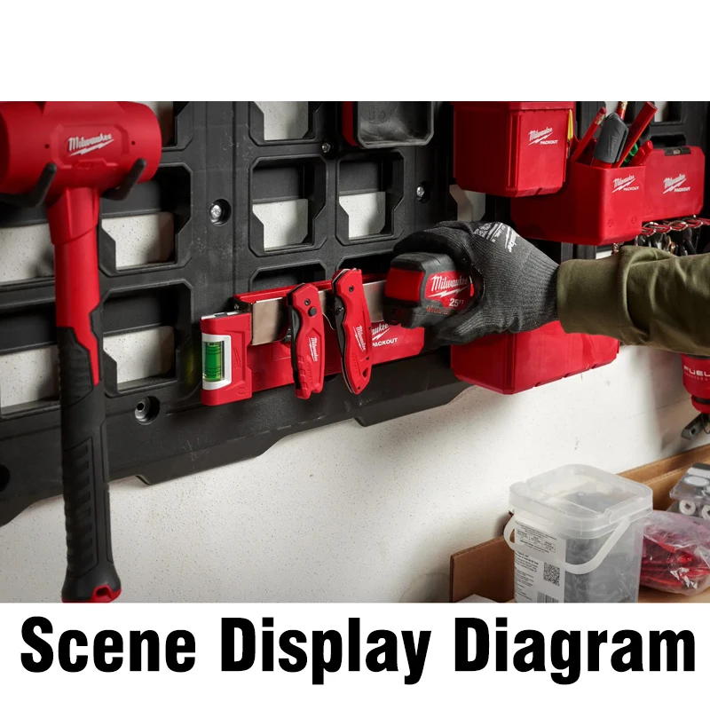 Milwaukee 48-22-8344 PACKOUT™ Belt Clip Rack Use Metal Component Deposit Tool Tape Measure Goods Convenient Style