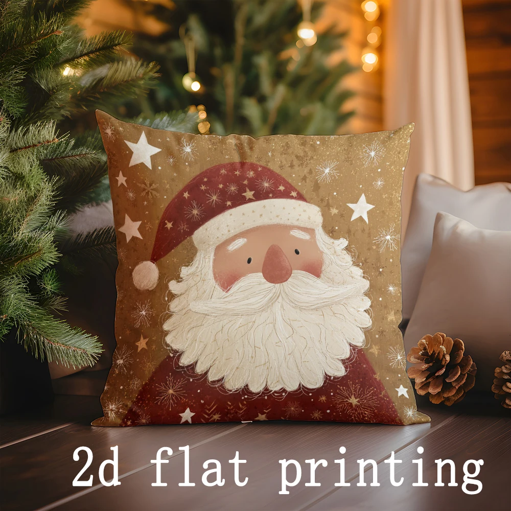 ديكور المنزل سانتا مزلقة والفوانيس المخدة مناسبة ل أريكة غرفة نوم سيارة وسادة غطاء وسادة وسادة الظهر المستطيلة