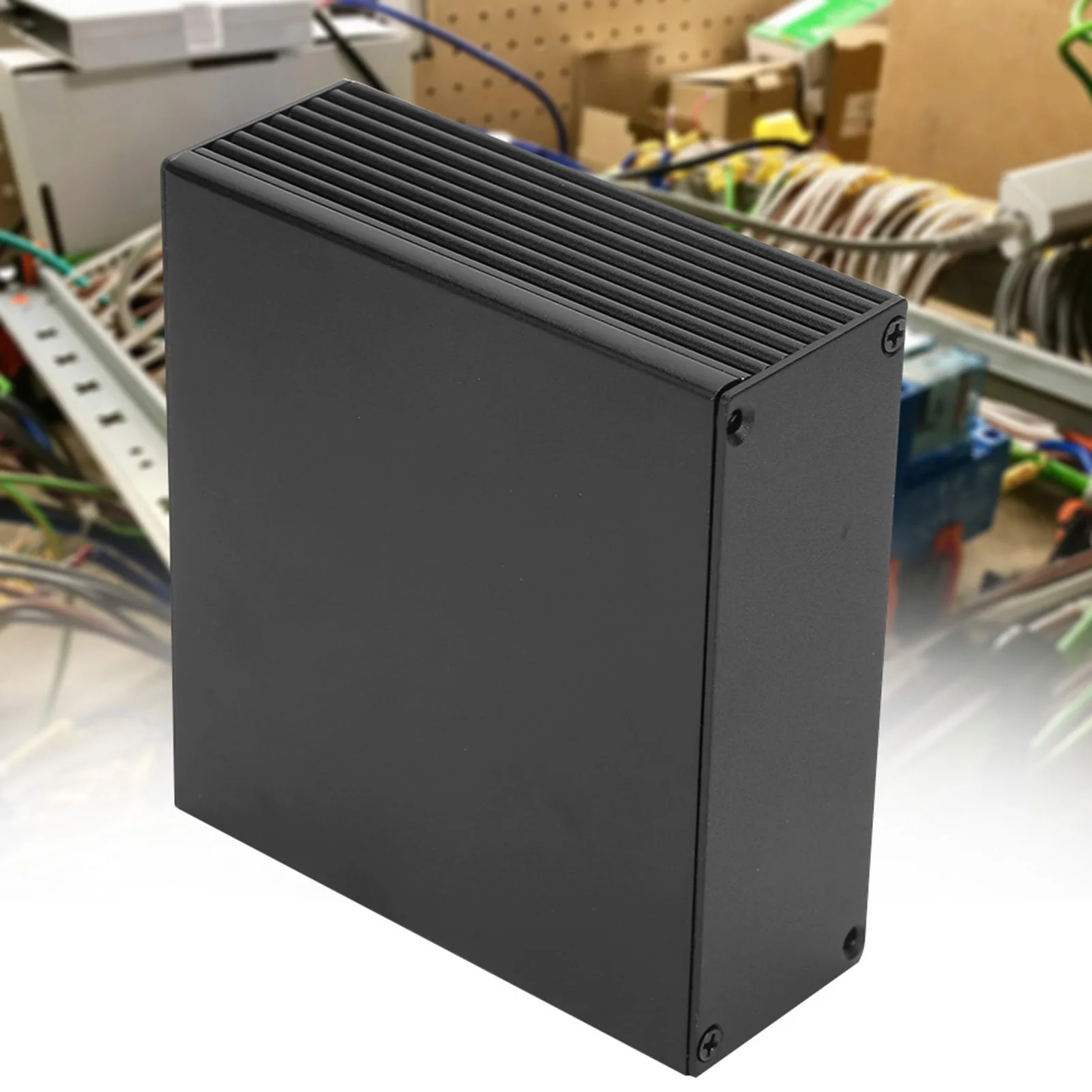 

DIY Aluminum Box Circuit Board PCB Instrument Aluminum Cooling Box DIY Electronic Project Enclosure Case Aluminum Box