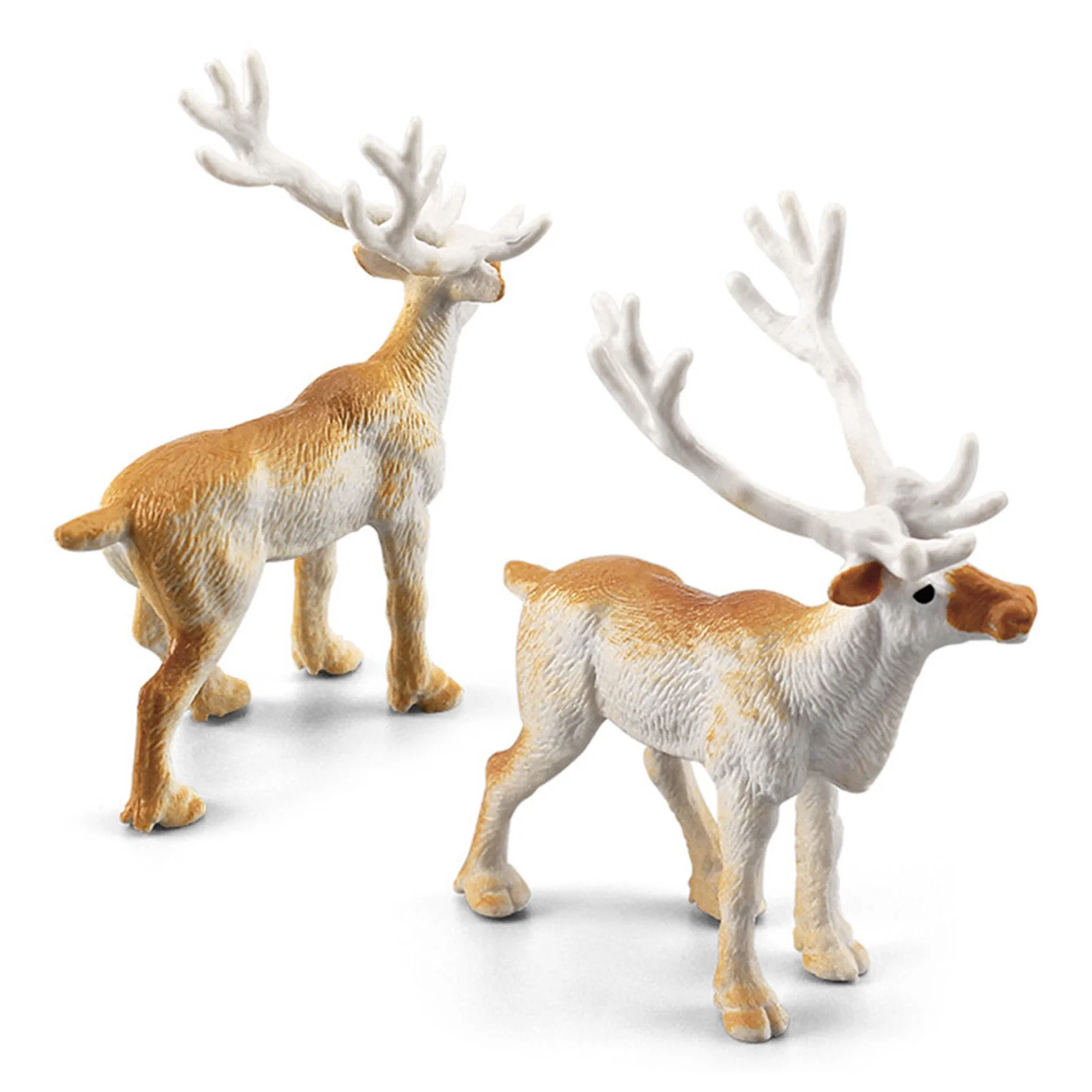 

A63T-10Pcs Mini Simulation Polar Bear Beluga Bunny Seals Polars Bear Reindeer Arctic Animal Set Kid Cognitive Education Toys
