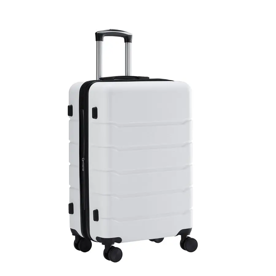 

on Luggage, Hard Shell ABS Suitcase with Double Spinner Wheels, Lightweight Expandable Rolling Suit Case with TSA Lock, 20 Inch