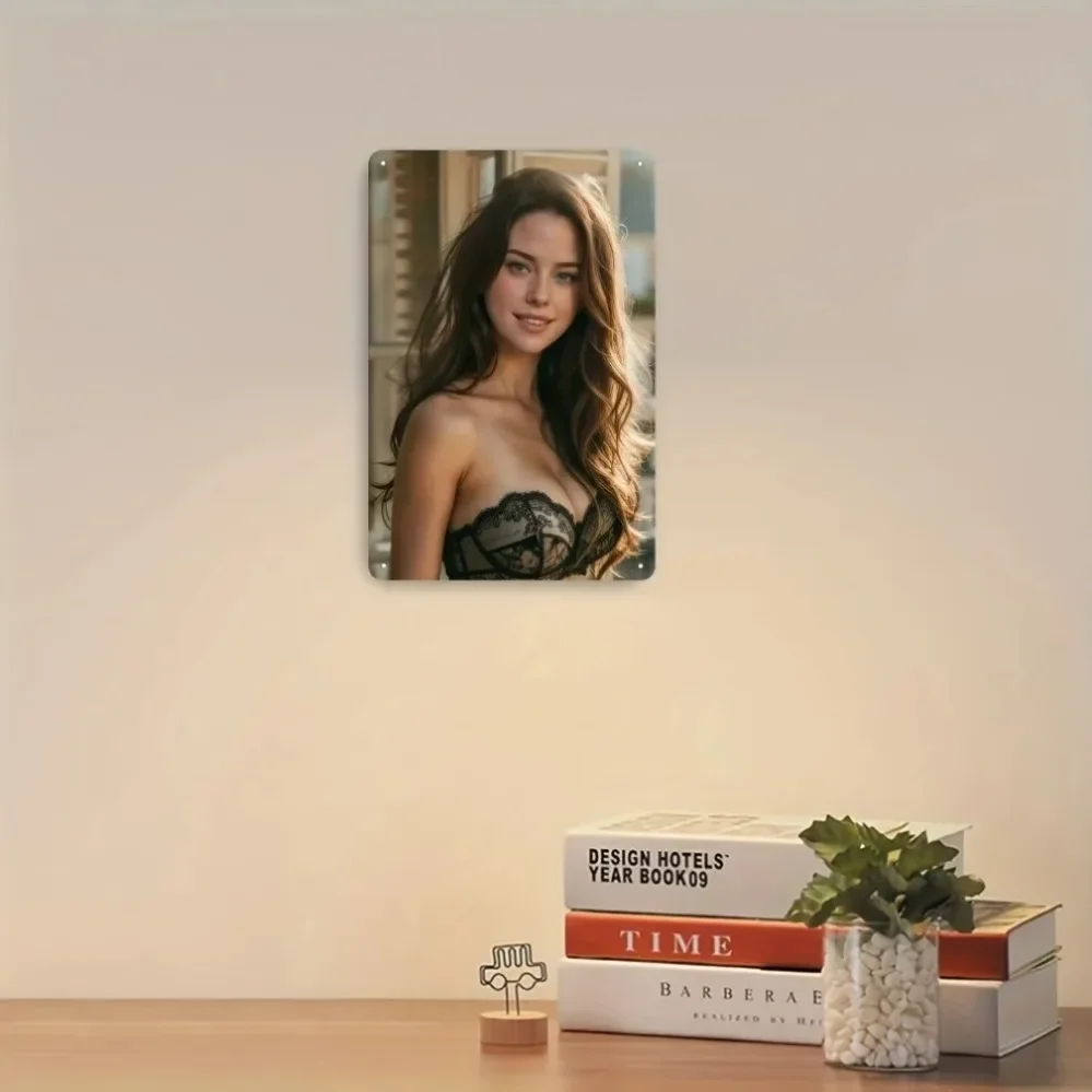 

Brand Vintage Retro Metal Wall Art 20x30cm Unframed Iron Sign - Unique Home Decor for Living Room Bedroom Bar Cafe Gift