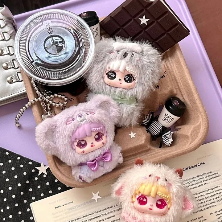 

Виниловая слепая коробка Sanmi Rabbit's Little Treasure Hand In Hand Series, плюшевая слепая коробка, орнамент, подарок ручной работы, модная игровая кукла