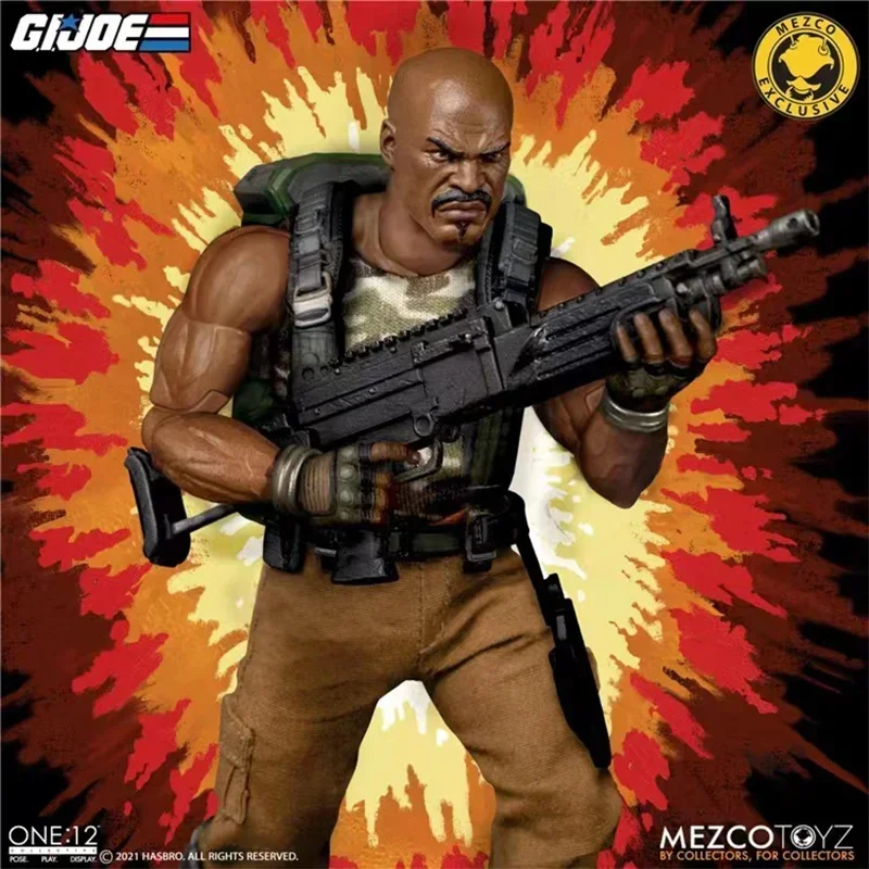 In Stock Original Mezco One:12 Special Forces GIJOE ROADBLOCK Anime Action Collection Figures Model Toys