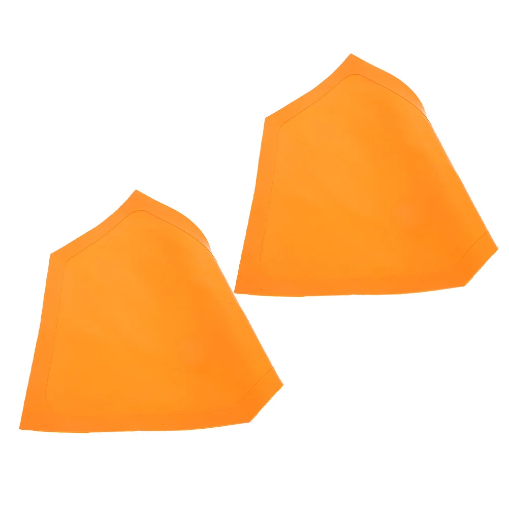 

2Pcs Flat Triangular Portable Softball Baseball Marker Plate Durable Material Stability Longevity Userfriendly Design Easy Setup
