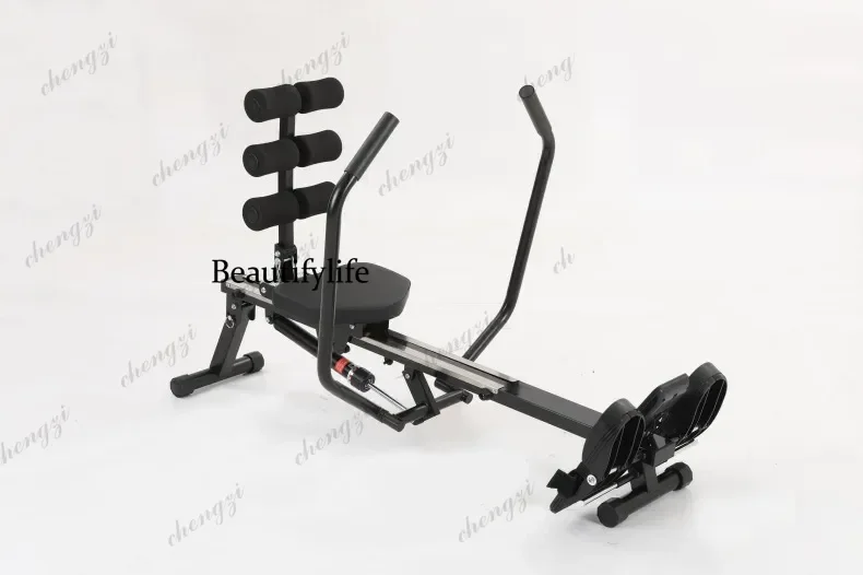Rowing Machine, Household Hydraulic Water Resistance, Wind Resistance, Indoor Rowing, Weight Loss, Fitness Training Equipment