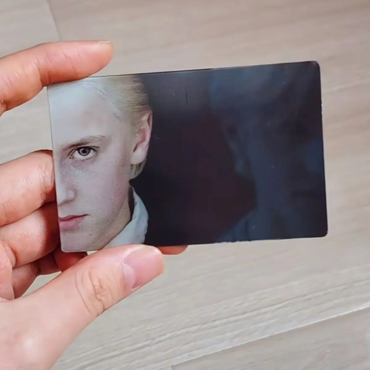 Anime Magic Boy Creative Face Change Raster Card Wizard Malfoy Peripheral Party Props Small Gift Wholesale