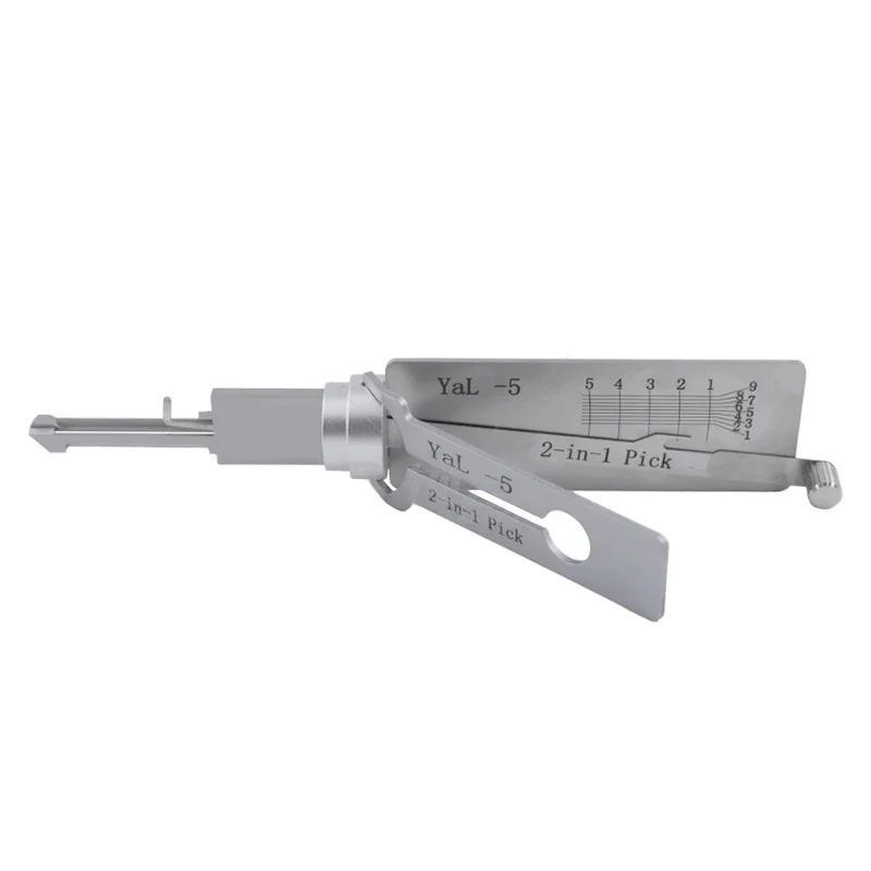 LISHI 2in1 For yale6 yale5 LOCK PICK TOOL  5pin and 6pin For yale lock stainless steel Locksmiths tool
