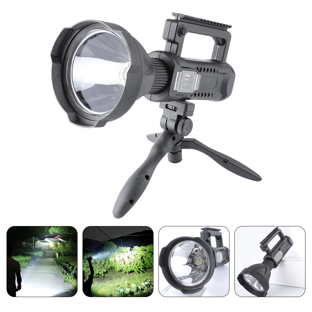 Linterna al aire libre Linternas USB Recargable Fladhlight Antorcha de Mano Plástico Práctico