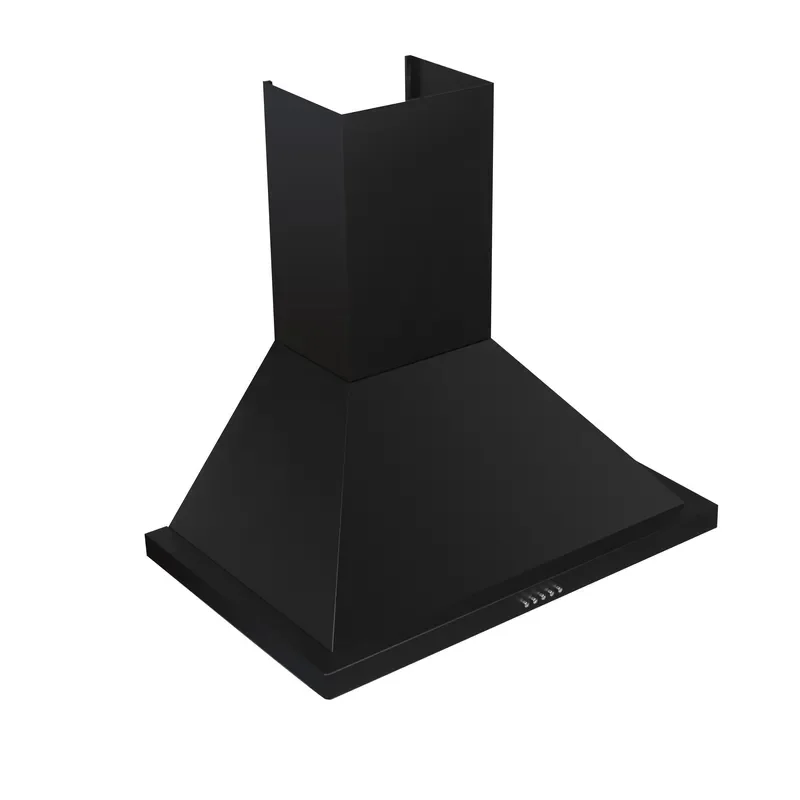 Stainless Steel Wall Mounted Range Hood 21m3/min Airflow Electric Kitchen Exhaust Fan High Quality OEM Design for Household