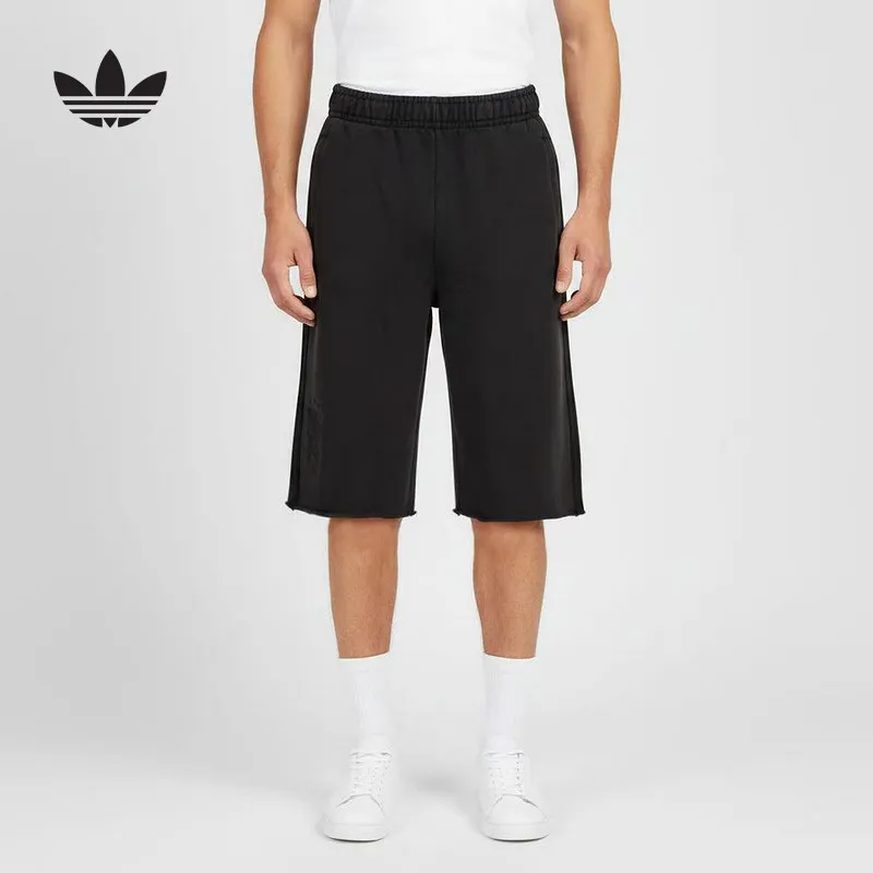 Adidas Clover Medium Pants Summer Men's Large Old-fashioned Five-point Pants Knitted Shorts KY2199