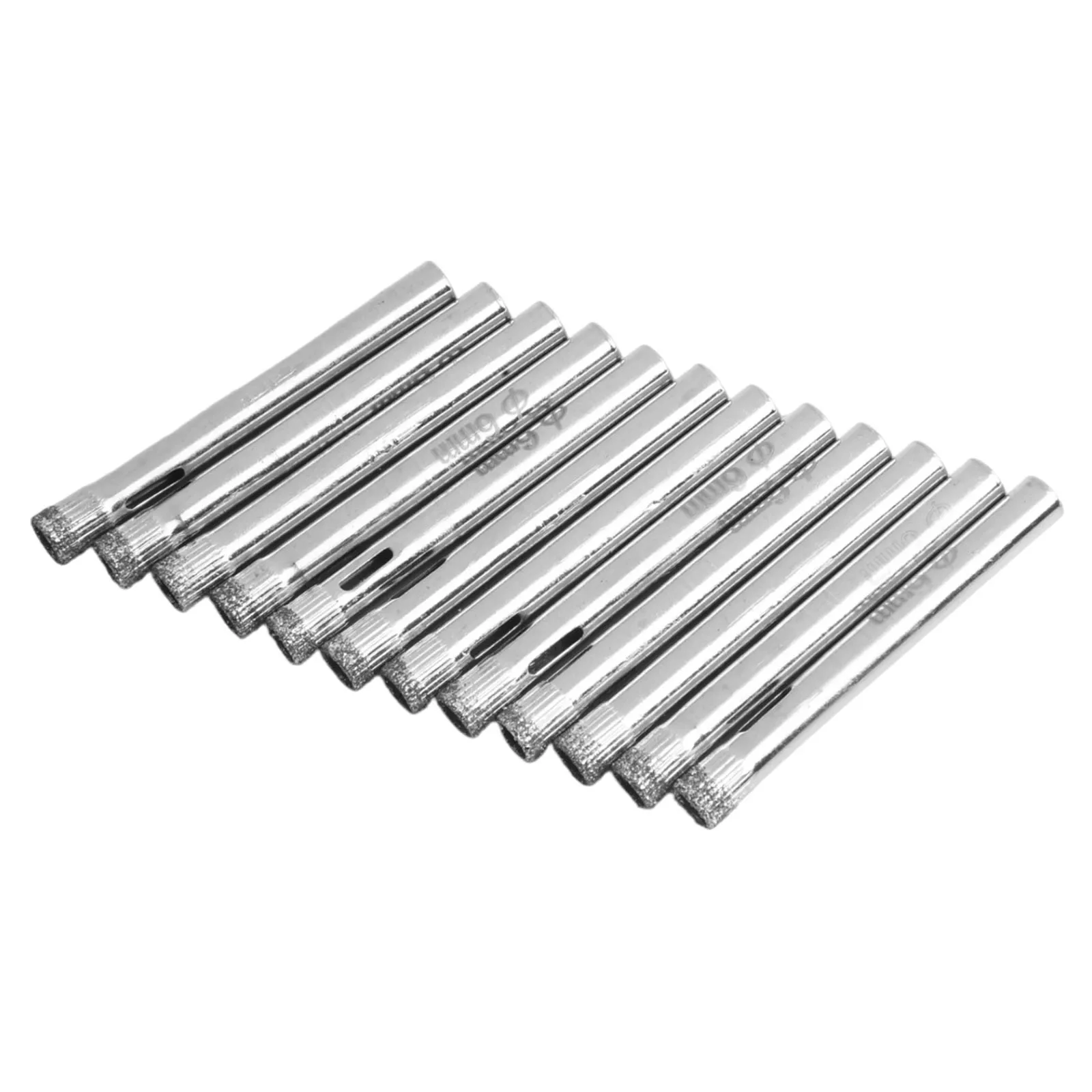 Drill Bits 6mm Diamond Coated Drill Bit Diamond Drill Bit Tools Workshop Equipment Replacement Tool 12Pcs 6mm Bit