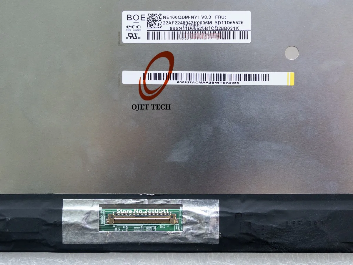 Imagem -02 - Tela Lcd para Jogos Ideapad Qhd Plus 2k 165hz Ne160qdm-ny1 Mng007da1-9 316iah7 3-16arh7 Legião Pro-16iah7h S7-16iah7 40pin 16.0