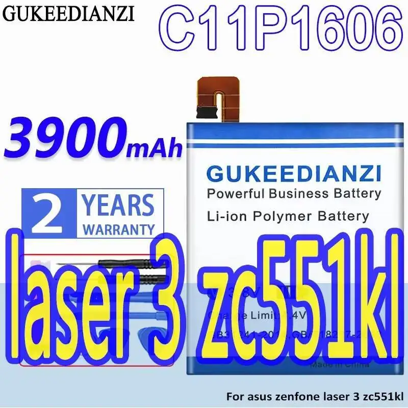 

Mobile Phone Battery Durable C11P1606 3900Mah For Asus Zenfone Laser 3 Zc551kl