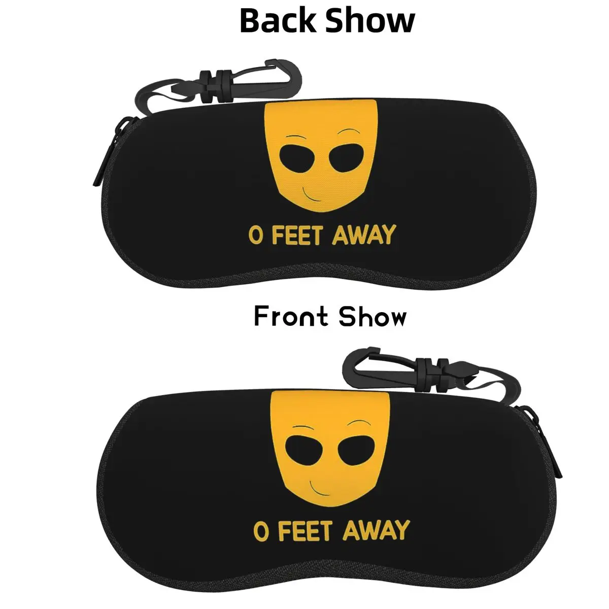 

Grindr Zero O Feet Away Shell Glasses Case Protector Sunglasses Box Women Men Soft Eyeglass Bag Pouch