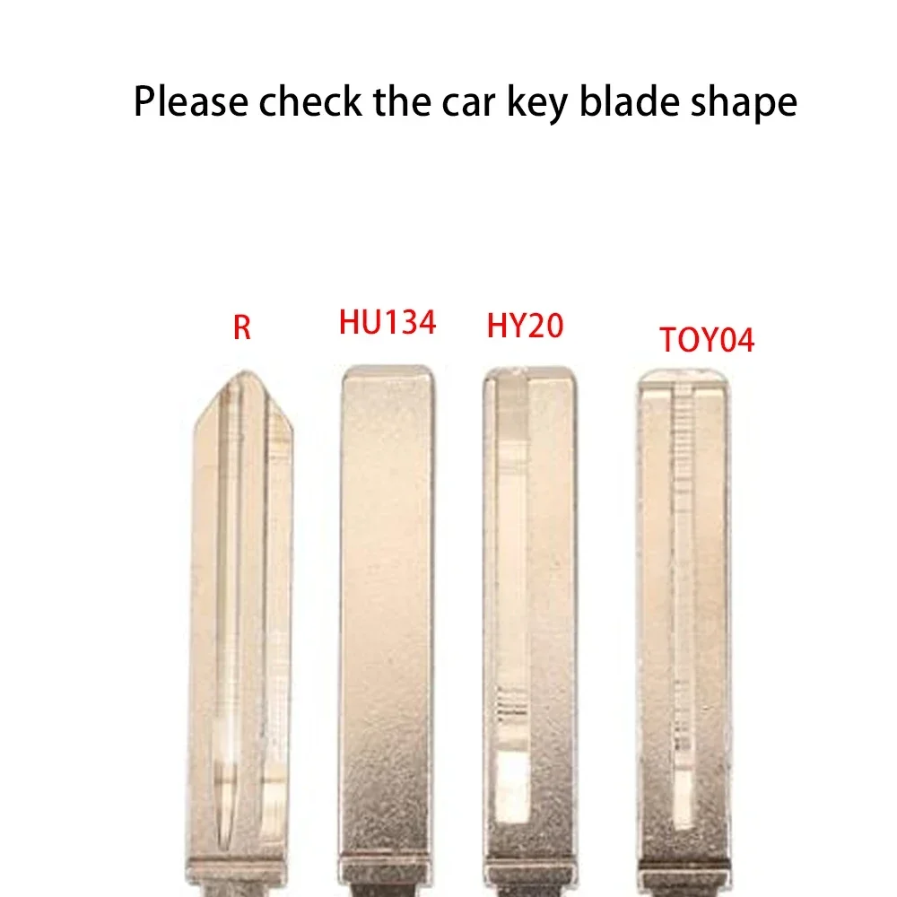 3/4 Bottons Car Flip Key Fob Case Shell dla Hyundai Solaris Creta Ix25 Kona Tucson I10 Sonata I40 Elantra Ix35 I20 Ix45 2019