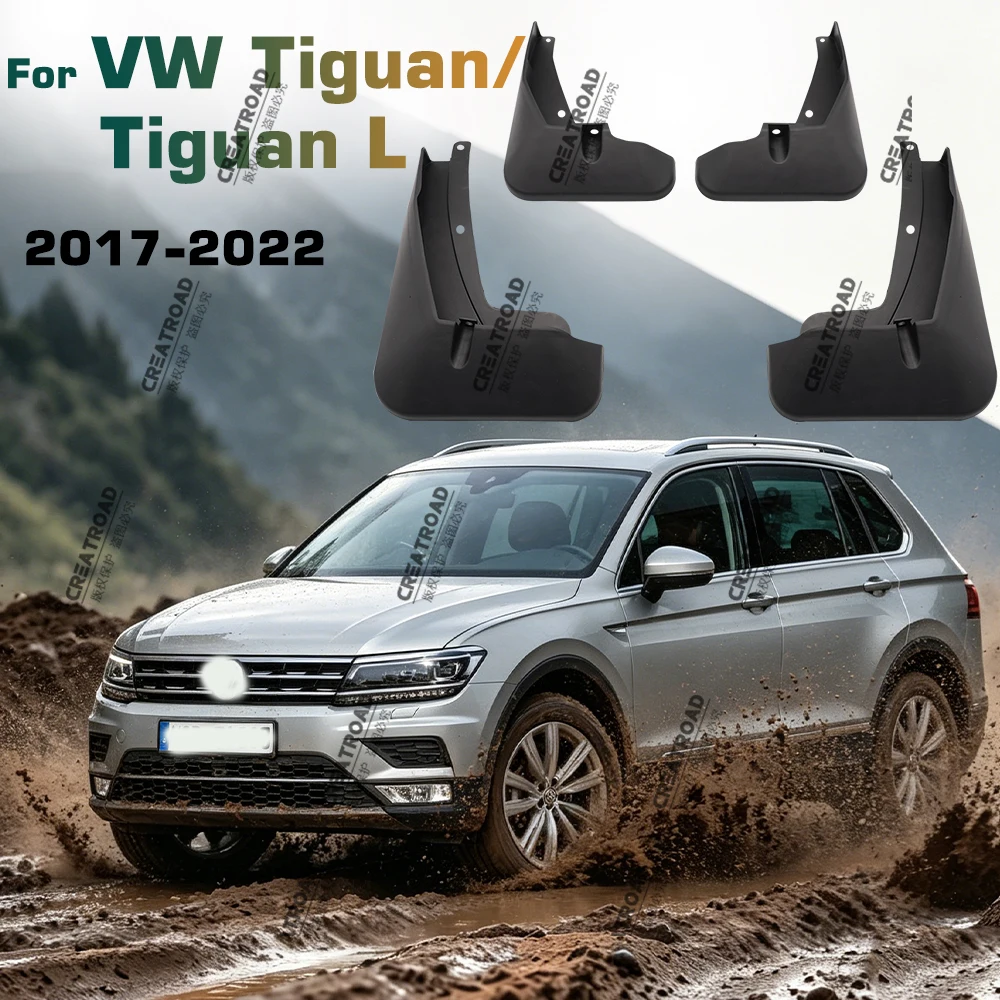 Guardabarros para Volkswagen VW Tiguan r-line L-phev guardabarros Splash Flap guardabarros accesorios para automóviles guardabarros de coche 4 Uds
