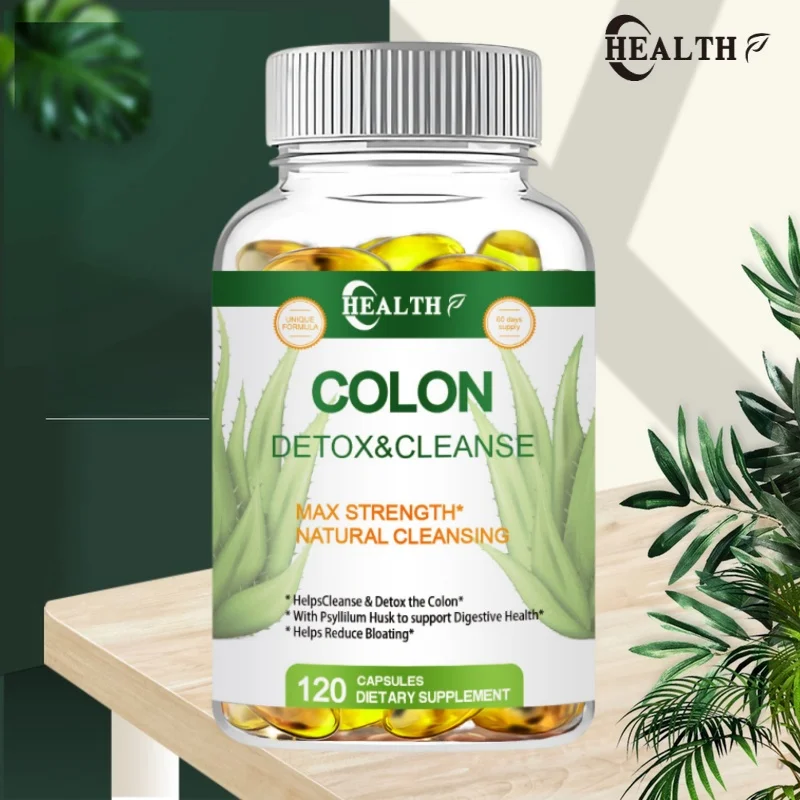 HEALTH Colon Cleansing Supplement Full Body Detox Digestive Support Gut 120 Caps