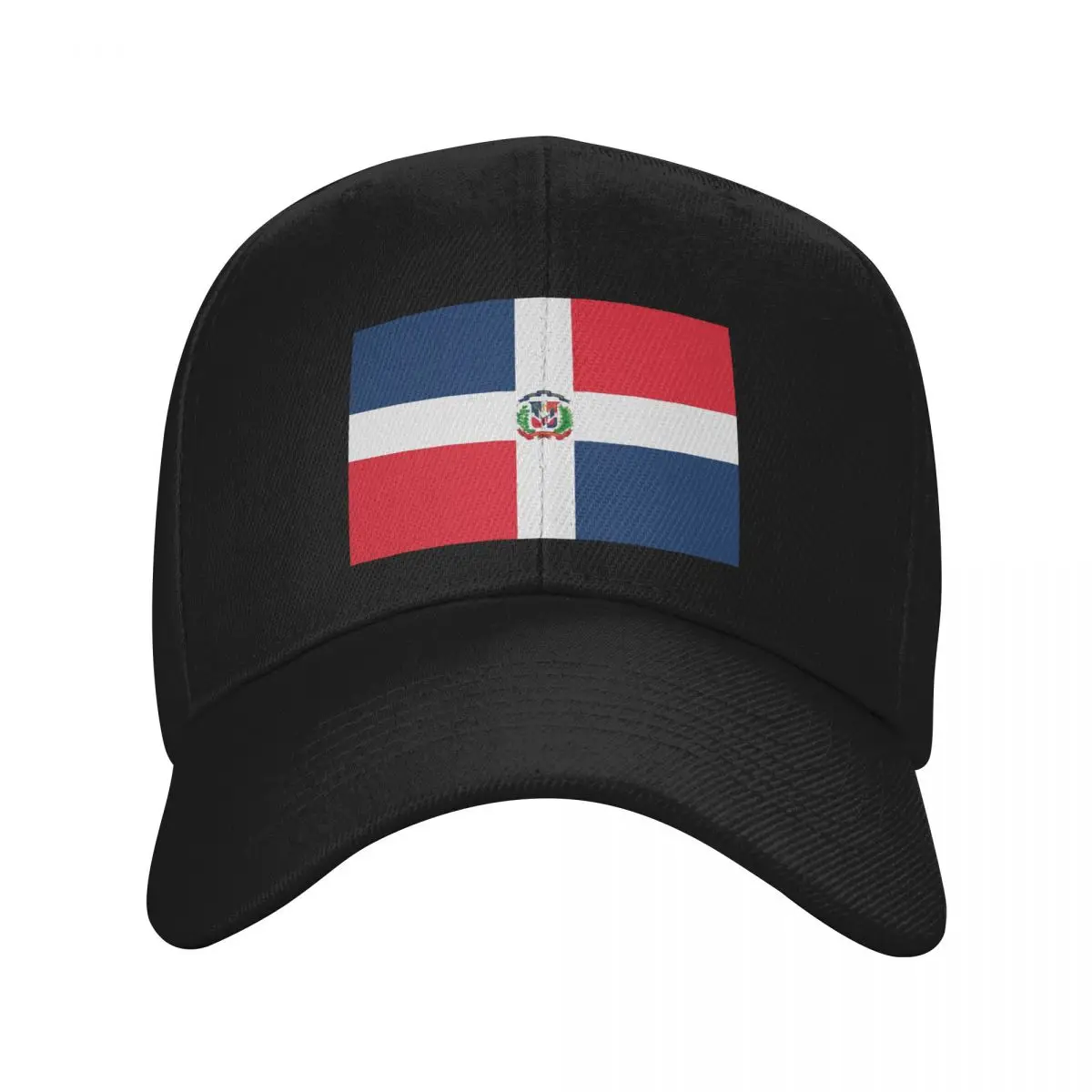 

Custom Punk Unisex Dominican Republic Flag Baseball Cap Adult Adjustable Dad Hat Men Women Hip Hop Snapback Caps