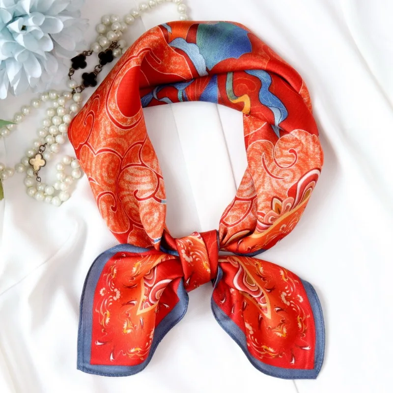 traditional-chinese-art-print-silk-scarf-women-70x70cm-luxury-square-kerchief-hair-band-neckerchief