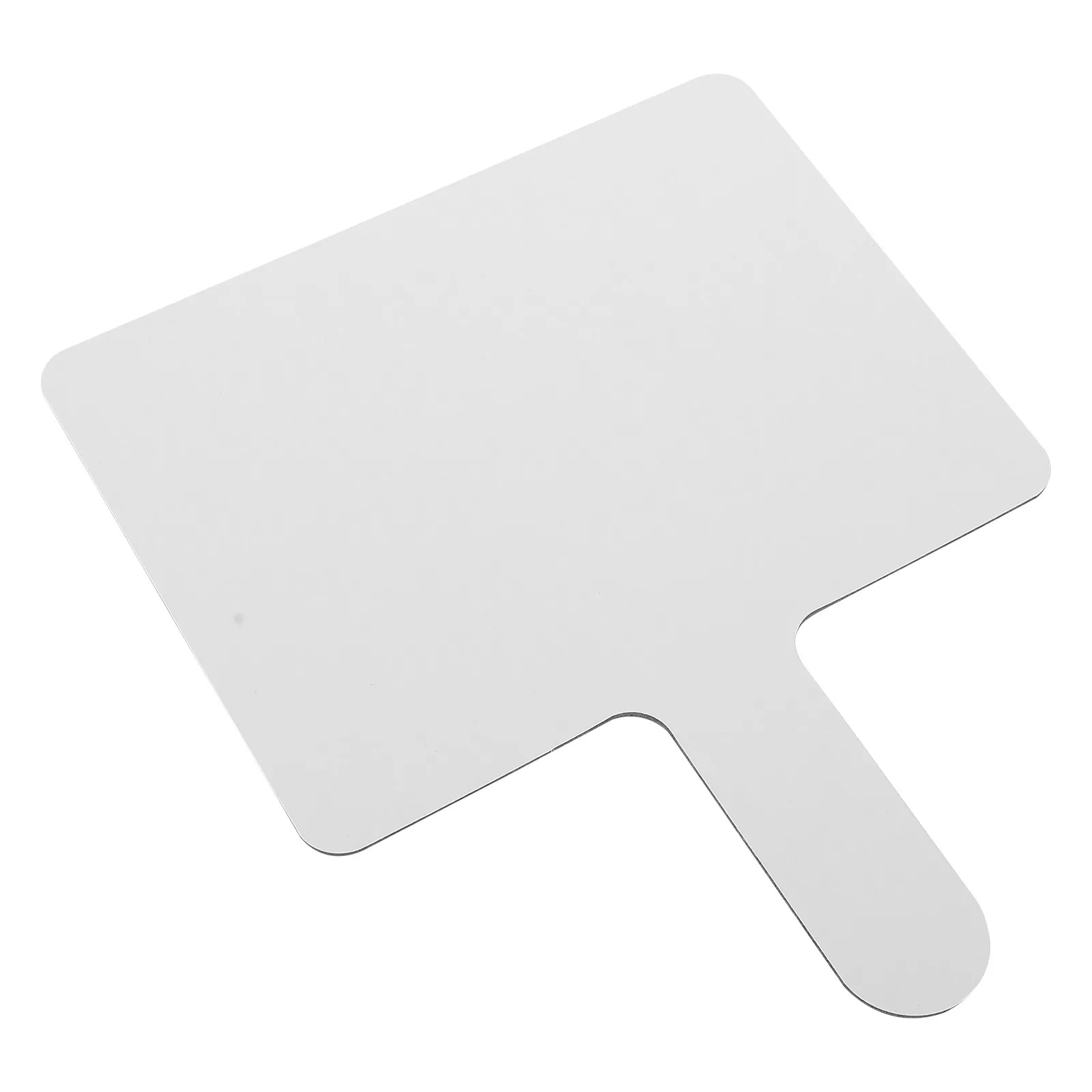 1PC Answer Board Blank Paddle – Quick Response Teaching Tool, Handheld Erasable Whiteboard for Classroom Use