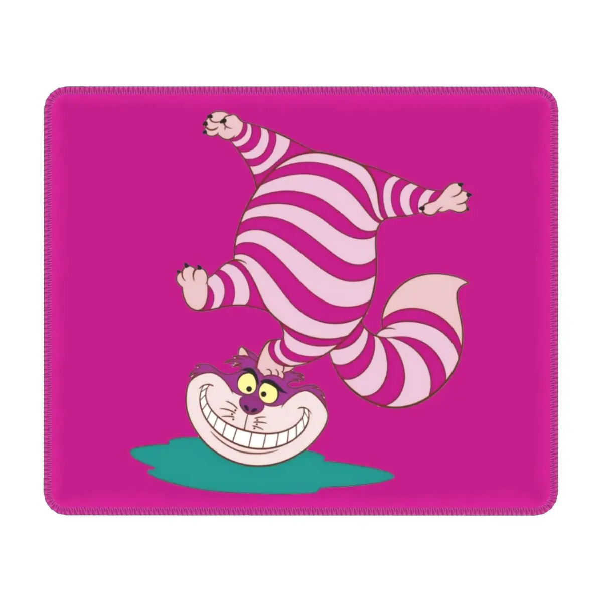 Custom Cheshire Cat Animation Mouse Pad Anti-Slip Rubber Base Gamer Mousepad Accessories Alice In Wonderland Office Laptop Mat