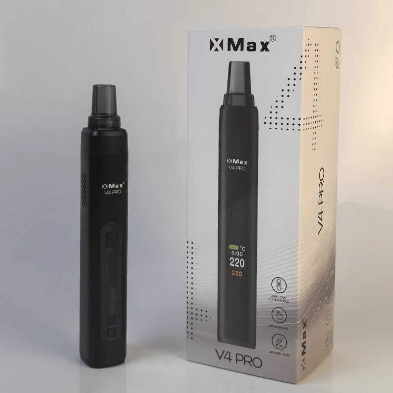 Nuevo Vaporizador de Hierbas Secas XMax V4 Pro, Kit con Calentamiento por Convección, Cigarrillos Electrónicos, Batería de 2500 mAh, 3.2-4.2V, OLED, Vape Pen