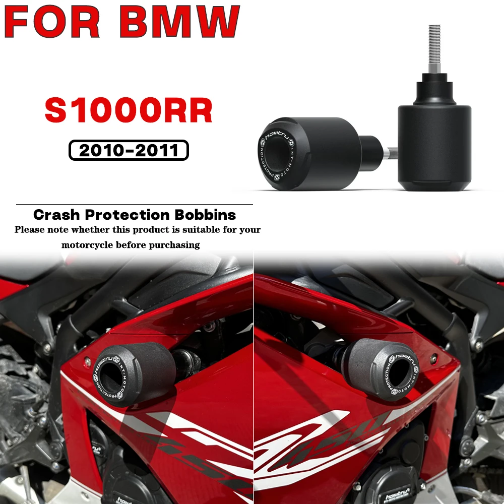 

For BMW S1000RR 2010-2011 Motorcycle Frame Crash Protection Sliders Falling Protector Kit Engine Protect Bobbins