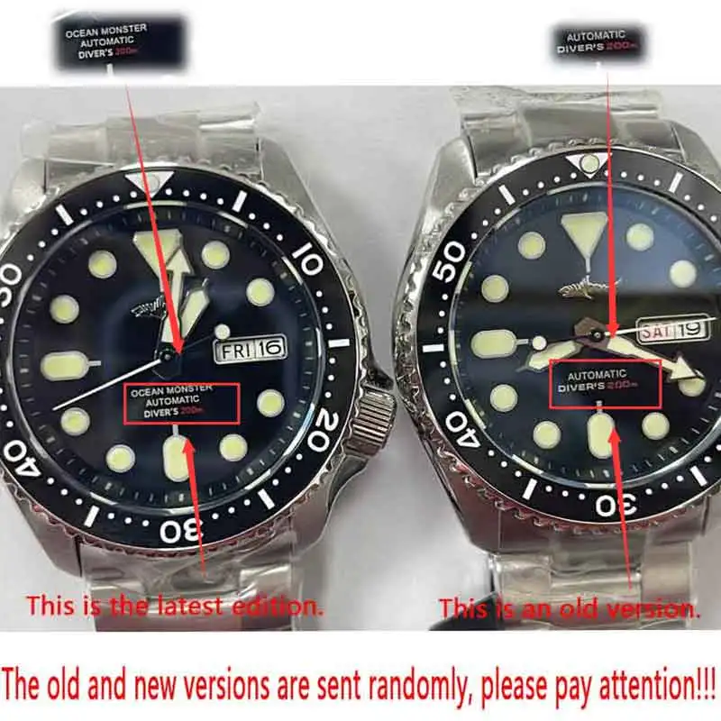 HEIMDALLR Sharkey SKX007 Vintage Diver Watch Mechanical Men Watches 200M Sapphire crystal Luminous NH36 Automatic Movement watch view 3