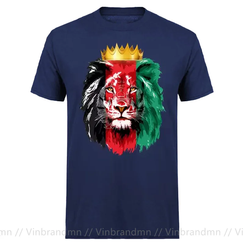 Taliban King of Lion Summer Men's T Shirt Afghanistan Flag With Lion T-Shirt Casual Short Sleeve Funny Gift Male Tops Tee Shirts