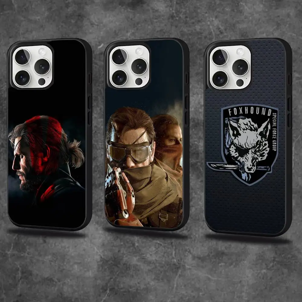 

Metal Gear Solid Phone Case For iPhone 17,16,15,14,13,12,11,Pro,Max,Plus,Mini,SE4,E Magnetic Magsafe Wireless Charging