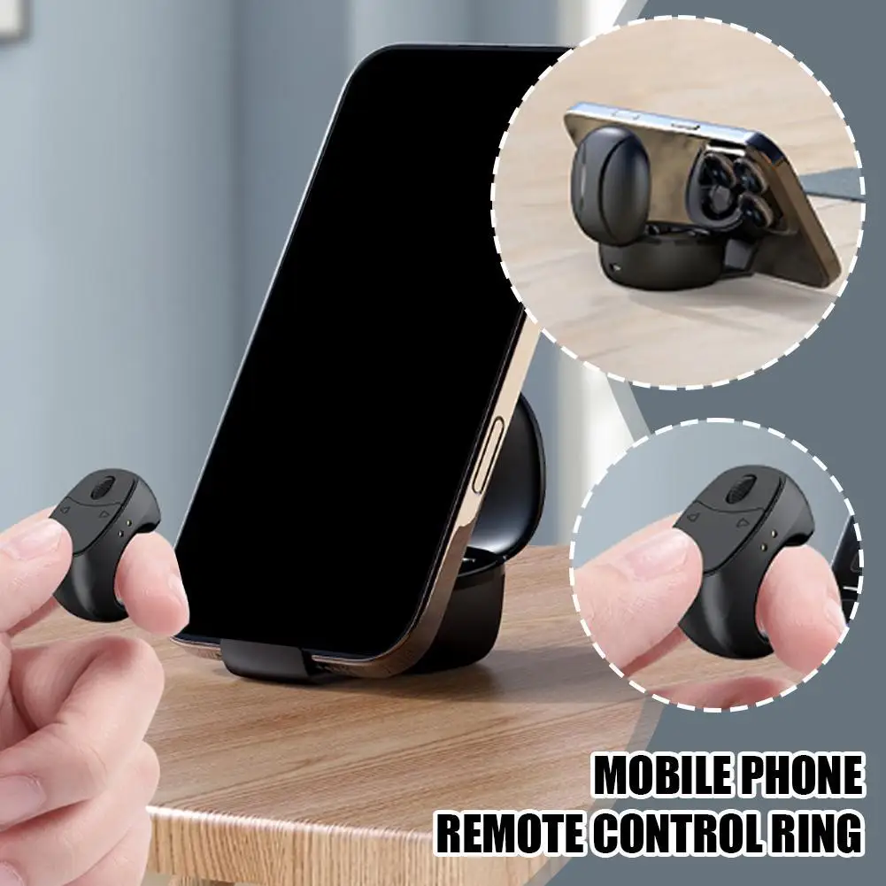 

Roller Remote Control For Remote Video Swiping Liking Taking Photos Zooming Reading E-books Hidden Phone Holder