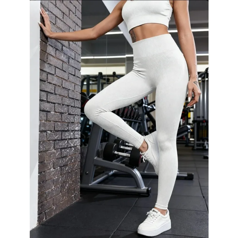 

Krisnanas Yoga Pants for Woman 2025 13 Colors High Waist Slim Fit Wrap Hip Lifting Sporty Leggings Workout Trousers 159384
