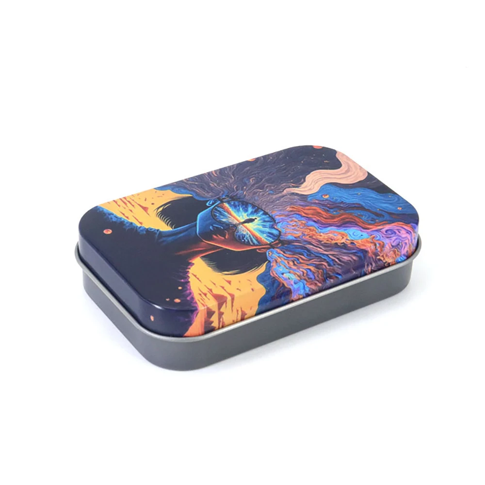 Hand Roll Tobacco Box Men\'s Portable Cigarette Accessories New Personality Horse Iron Flip Lid Cigarette Case 20 Cigar Box