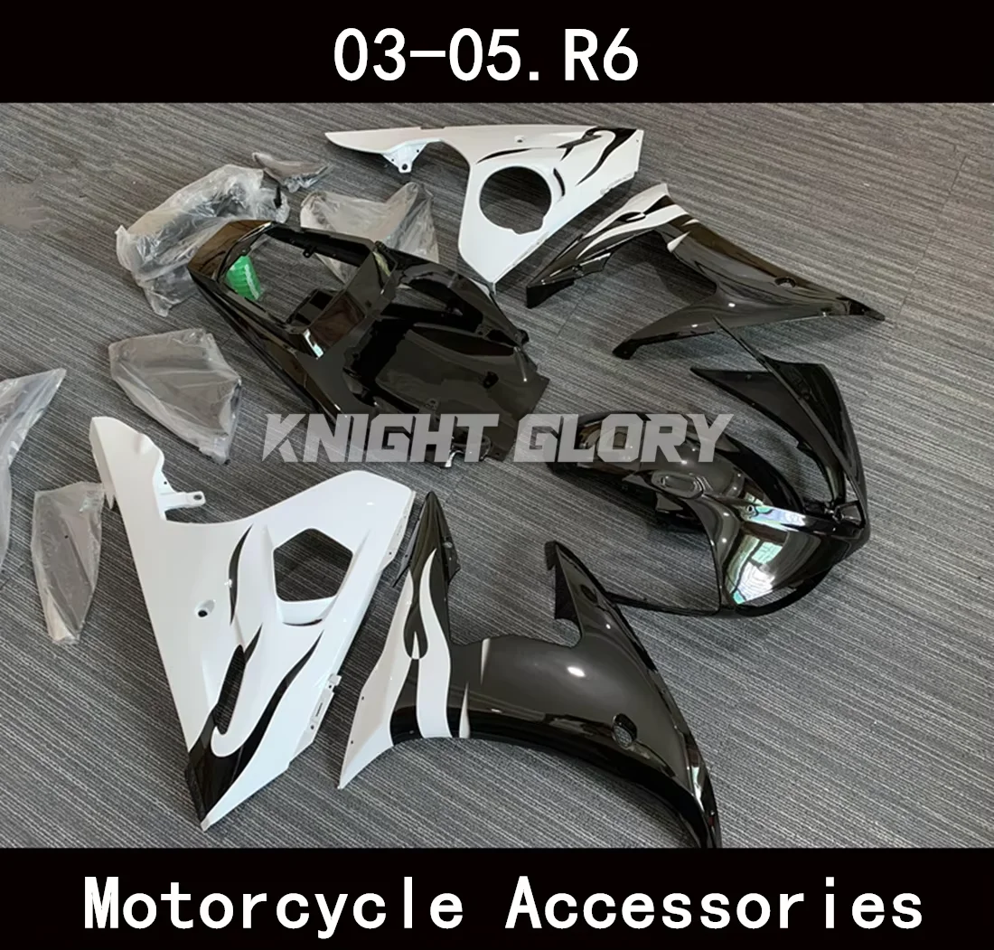 motorcycle parts for the YZF-R6 model, including those for the 2003 2004 2005 models. Body protection cover set.