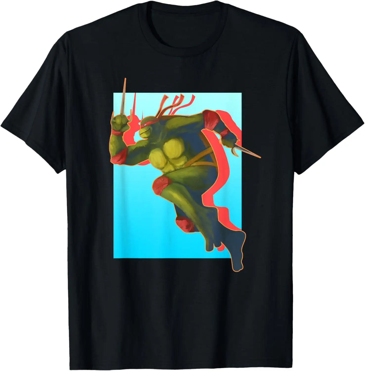 Mademark x Teenage Mutant Ninja Turtles - Raphael Running with Sais T-Shirt