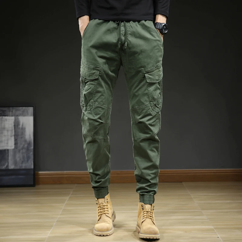 2024 Hunting Pants New Spring Men's Windproof And Waterproof Outdoor Fighting Sweat Pants Multi Pocket Durable Cargo Pants