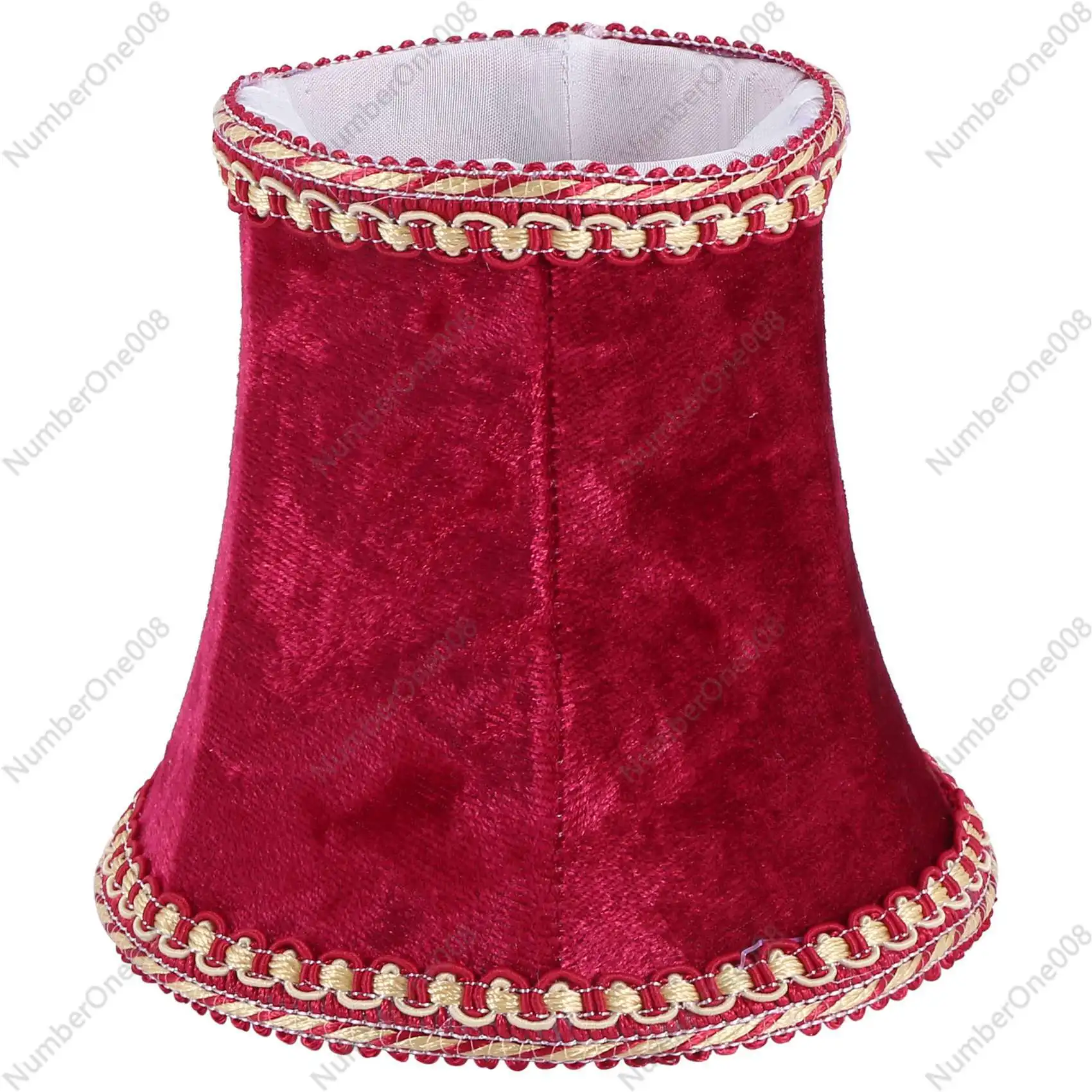 

Fabric Clip On Lamp Shade, E14 Handmade Lampshade For Modern European Style Wall Sconce Lamp, Crystal Lamp, Candle Lamp, Table L