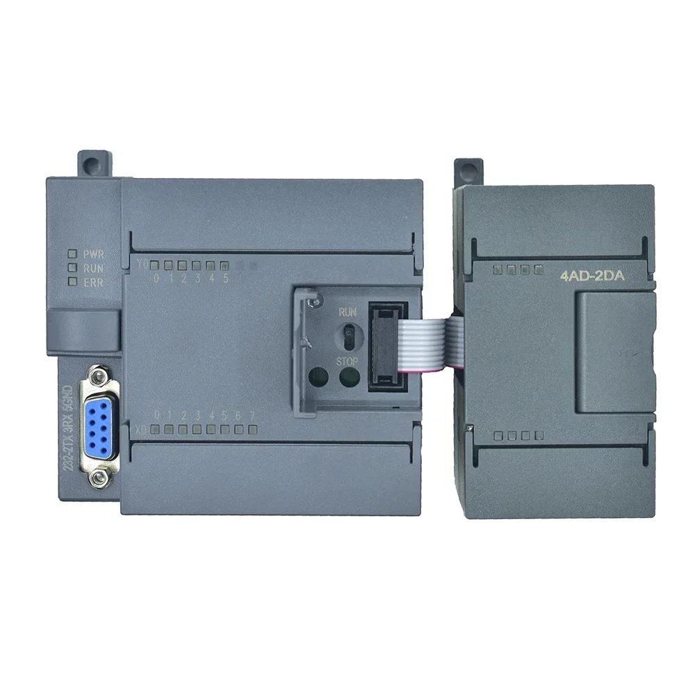 PLC Expansion Module for FX2N-16/26/30/40/MR/MT Programmable Logic Controller Industrial Board RS485 20I 16O 4-channel AD Input