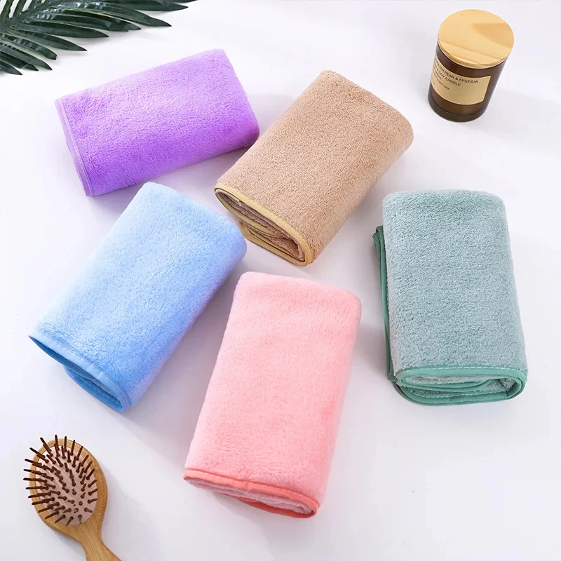 Super Soft Microfiber Face Cloth: Dense Coral Fleece Texture, Rapid Dry & Maximum Absorbency with Integrated Hanging Hook