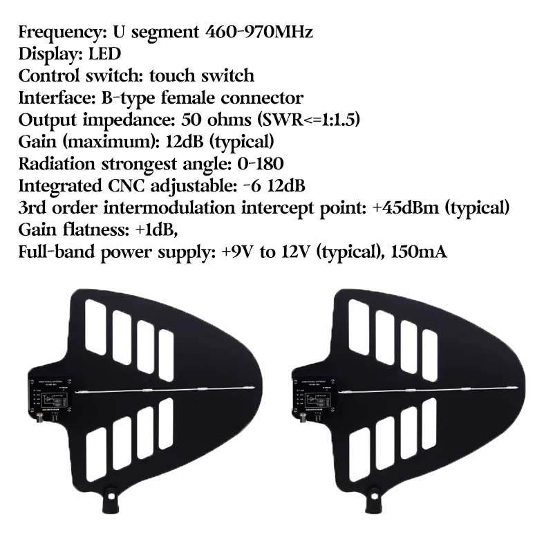 Paulkitson UA898-U990 16-CL Professional Stage wireless Microphone Signal Distribution System RF Signal Distribution Antenna