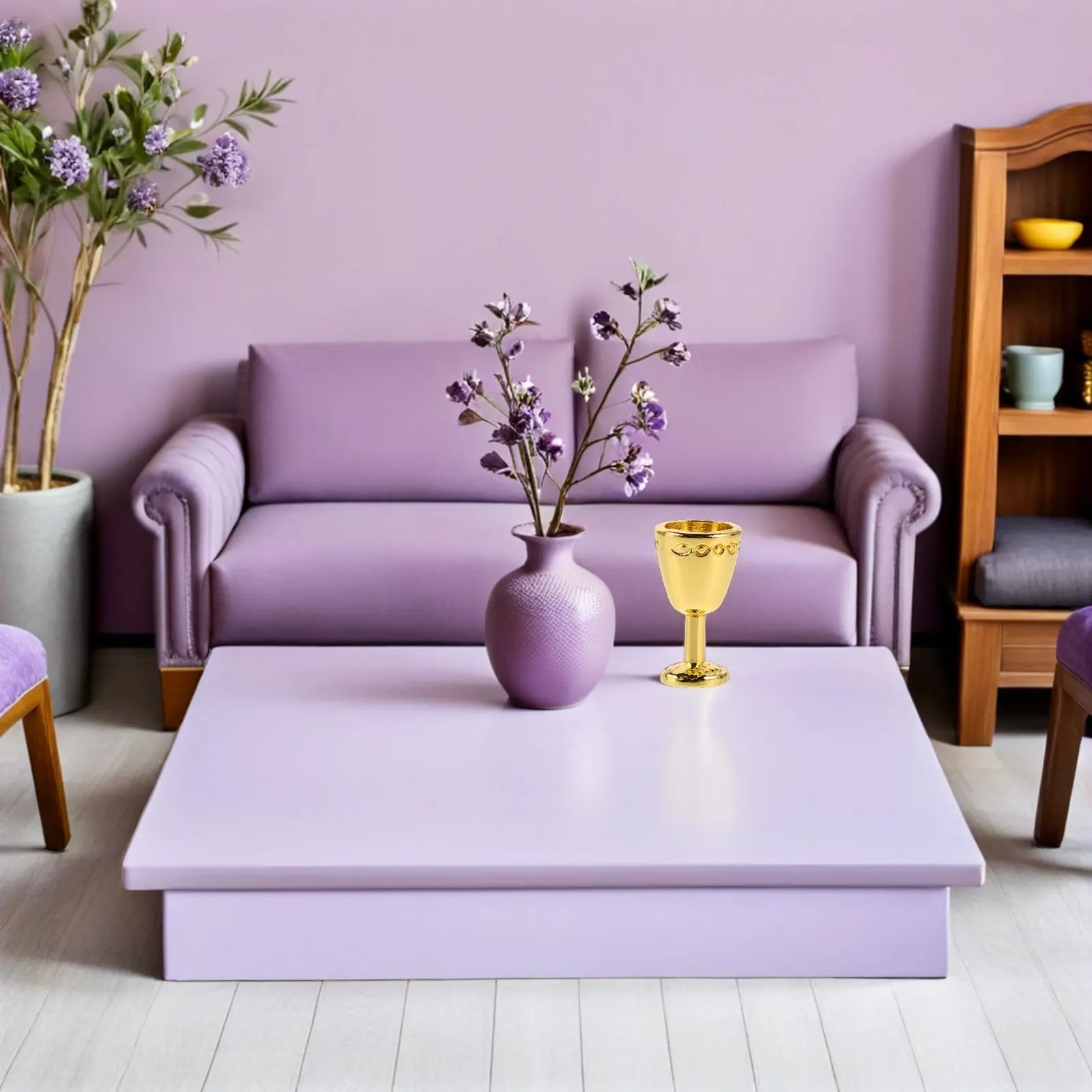 

Набор из 8 миниатюрных винных бокалов для кукольного домика, винтажные, из сплава, с тиснением, мини-аксессуары для кухни, декоративные миниатюрные бокалы для вина