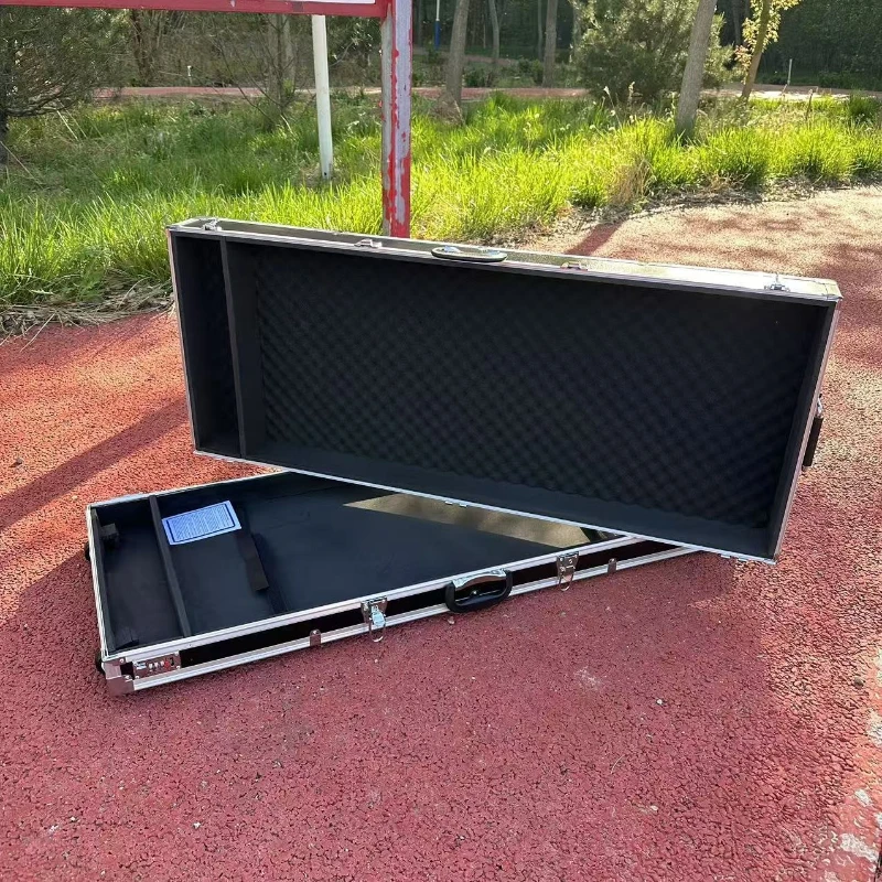 Electronic Organ Case Thickened Aluminum Alloy Box Adult Guzheng Keyboard Instruments Boxes Portable Carrying Case with Wheels